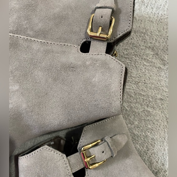 COLE HAAN • Haidyn Bootie 45mm • Stormy Grey Suede - Picture 7 of 12